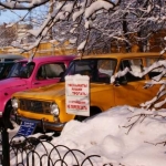 Зимний автопарк
